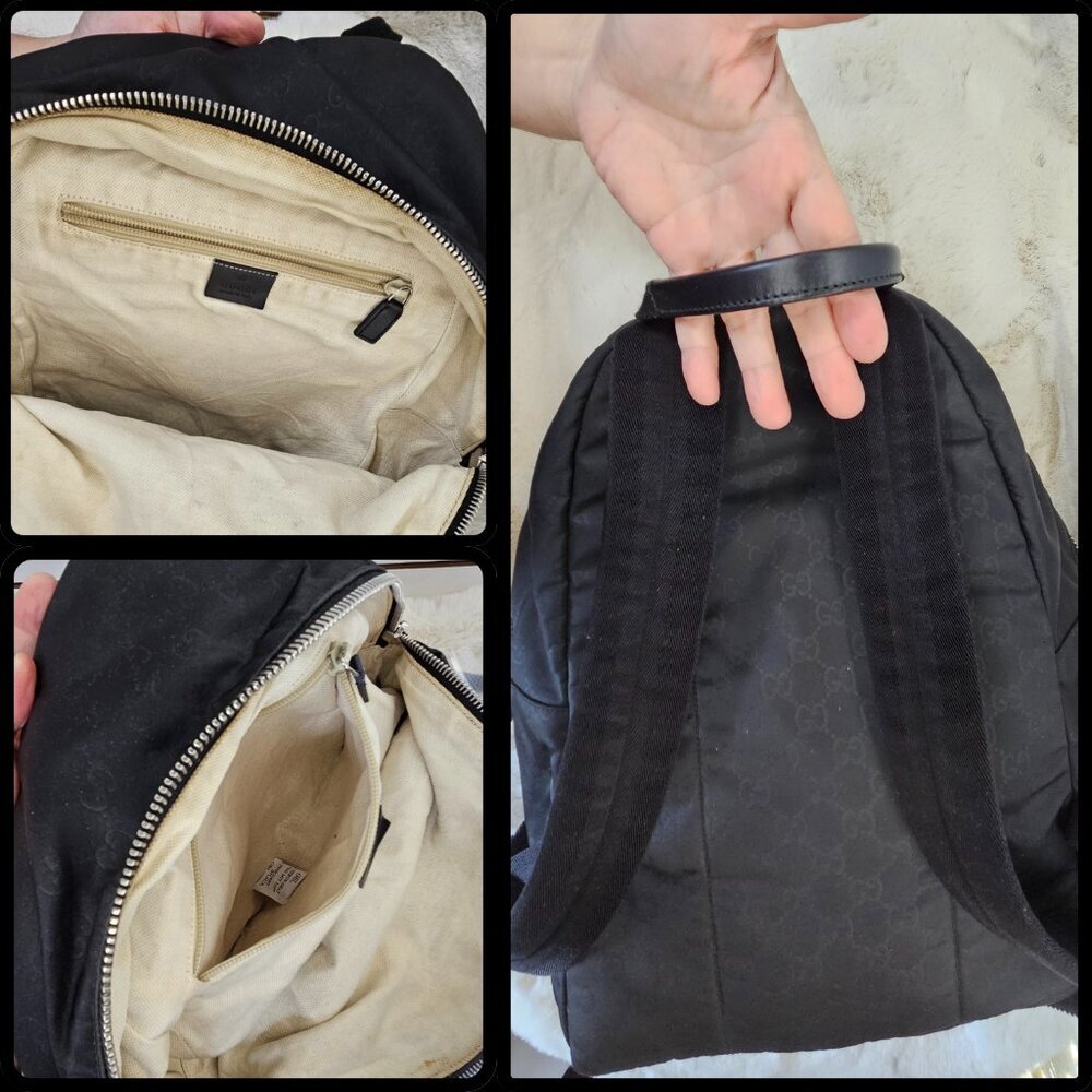 Gucci  Black Nylon backpack/rucksack - Picture 16 of 17